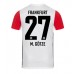 Maillot de foot Eintracht Frankfurt Mario Gotze #27 Domicile vêtements 2024-25 Manches Courtes